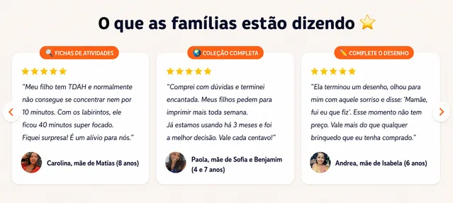 Depoimentos de famílias sobre o Kit Bíblia Digital